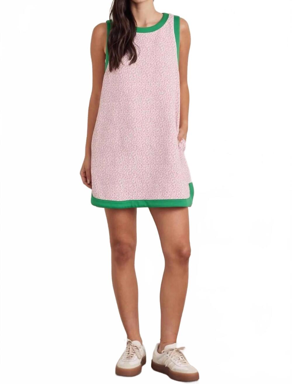 NEW ENTRO happy runaround dress in pink